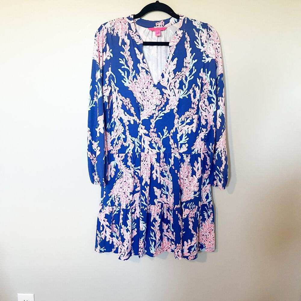 Lilly Pulitzer Traci Long Sleeve Dress Borealis‎ Blue
Swim On Over medium 10652